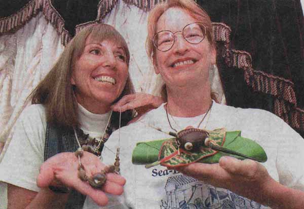 Cathie Katz (left) and Cathy Yow (right)