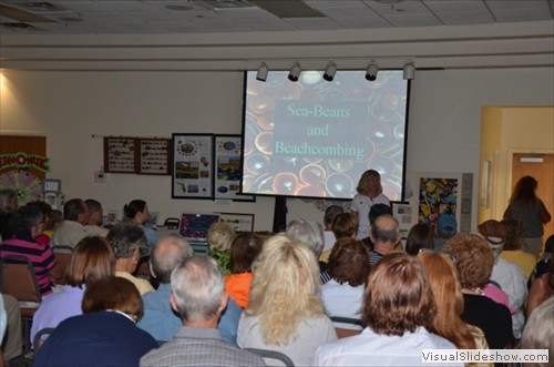 Margie Mitchell speaks on "Sea-Beans and Beachcombing"