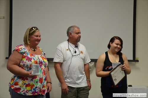 Nancy Yates, Ed Perry and his daughter